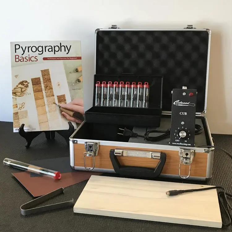 Colwood Woodburning Cub Deluxe Kit With 9 Replaceable Tips 1