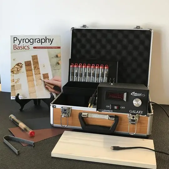 Colwood Galaxy Deluxe Woodburning Kit W/ 9 Replaceable Tips Dkgr (Case Not Included) 1