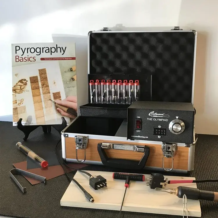 Colwood Olympiad Deluxe Woodburning Kit W/ Replaceable Tips Dkor (Case Not Included) 1