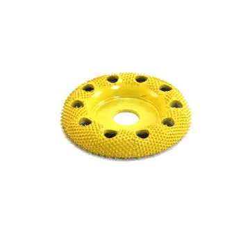 Saburrtooth 2" Donut Wheel W/Holes Fine (Yellow) 1