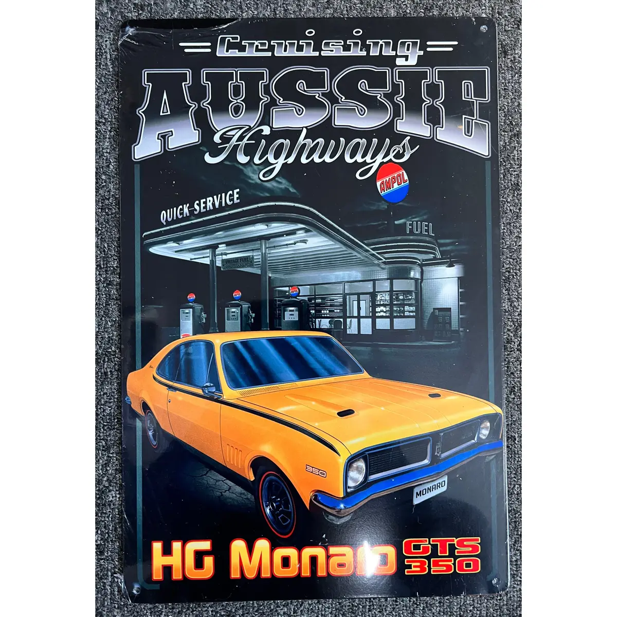 Tin Sign Hg Monaro 1