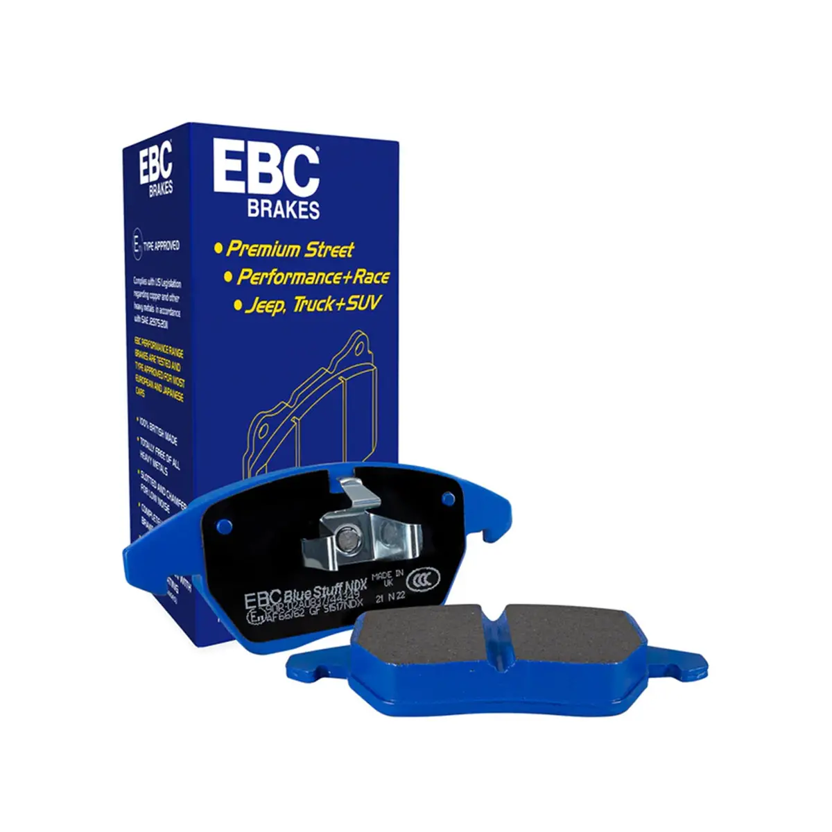 Ebc Volkswagen Golf Gti Bluestuff Front Brake Pads Dp52150ndx (Mk7) 1