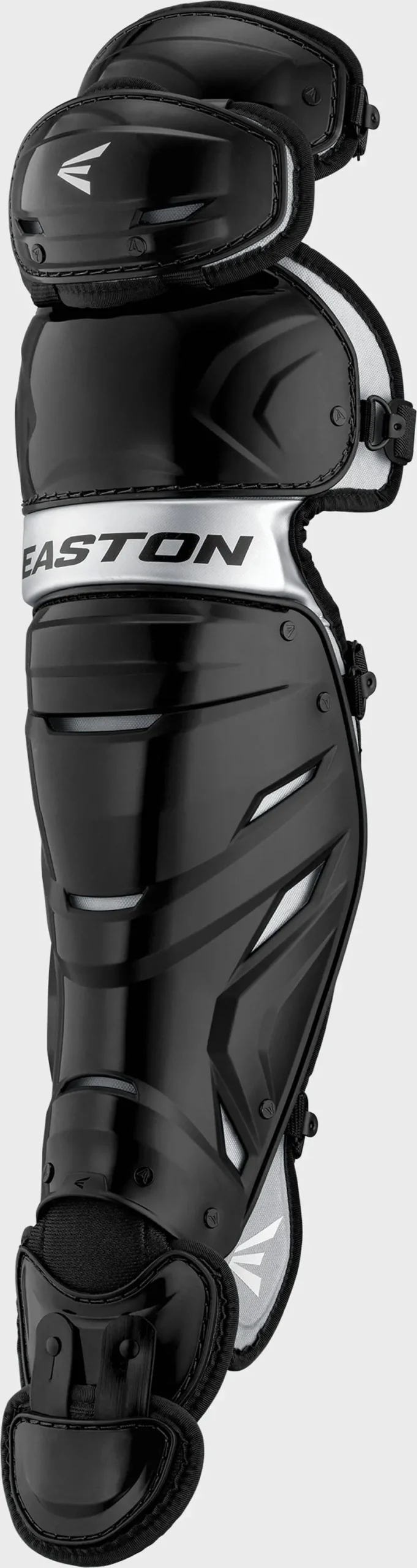 Easton Elite X 14" Black  - Youth Catcher's Leg Guards 1