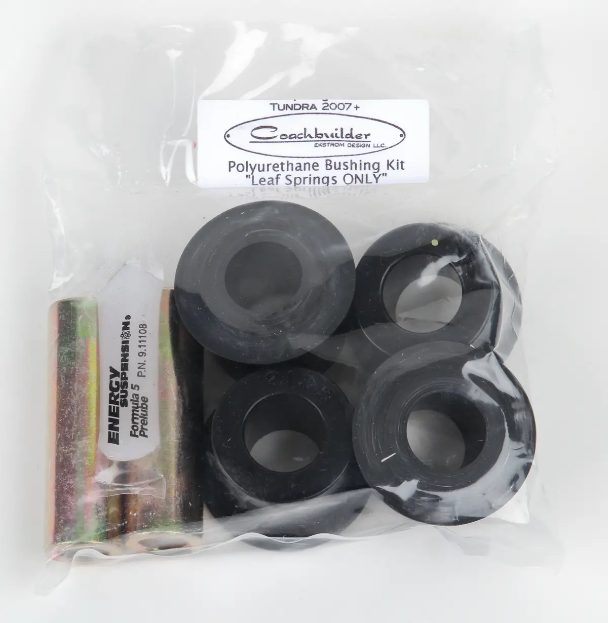 Coachbuilder Polyurethane Bushing Kit ( Rear Leaf Spring Eyelets ) Tundra 2007-2021 1