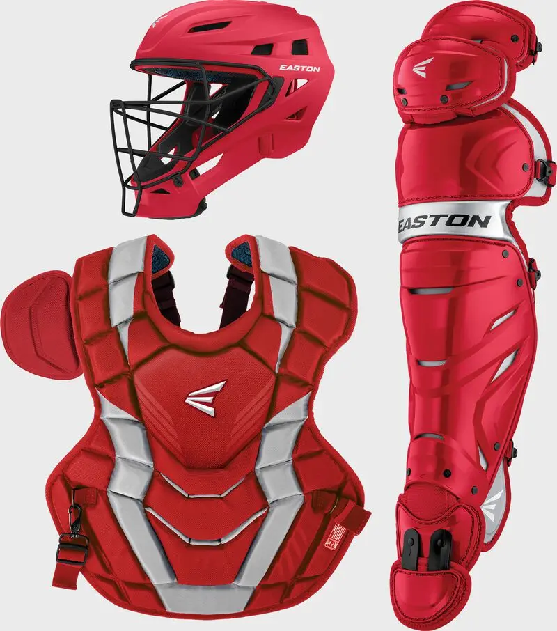 Easton Elite X Box Set Youth - Catchers Set Red 1
