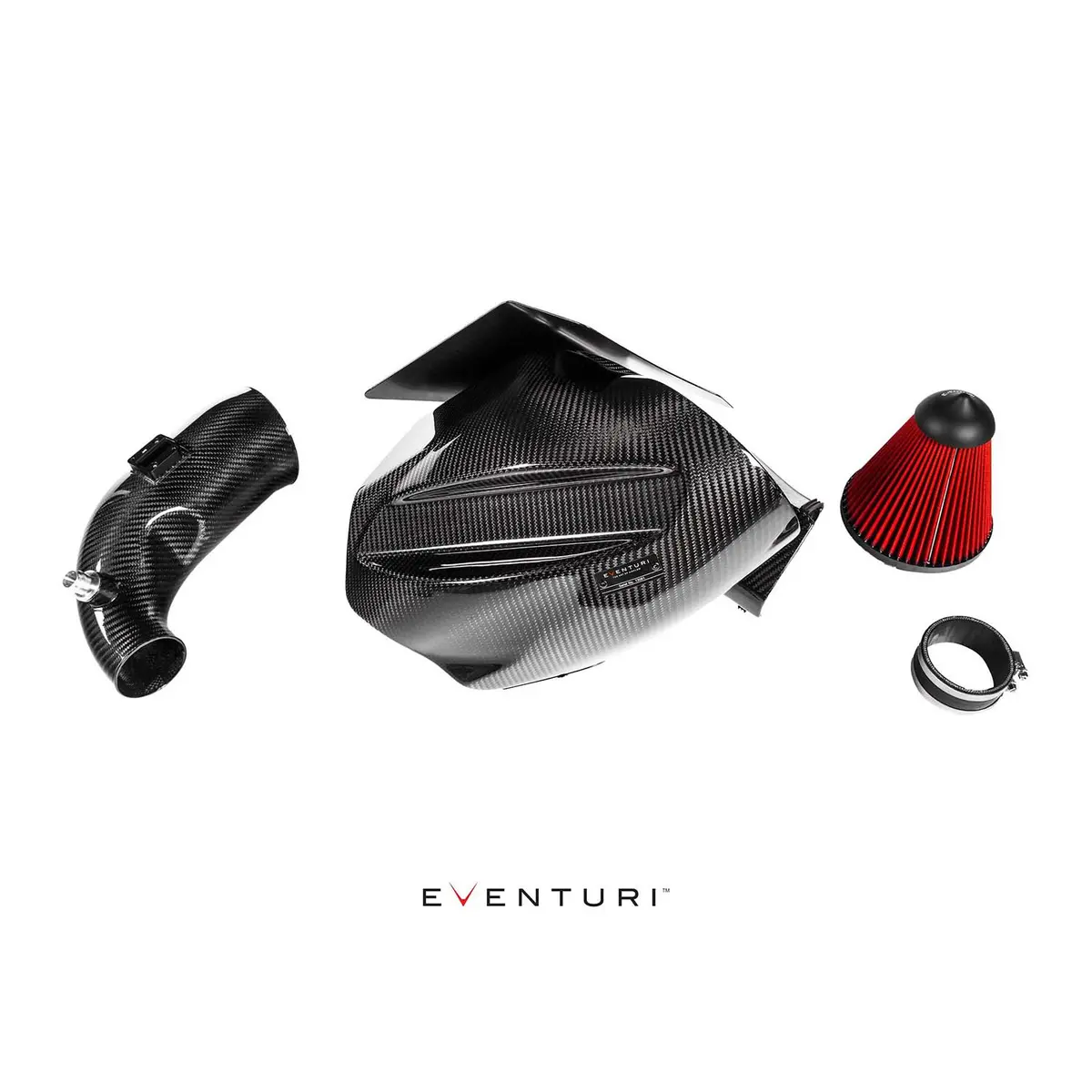 Eventuri Toyota Mk5 A90 Supra Black Carbon Intake System 1
