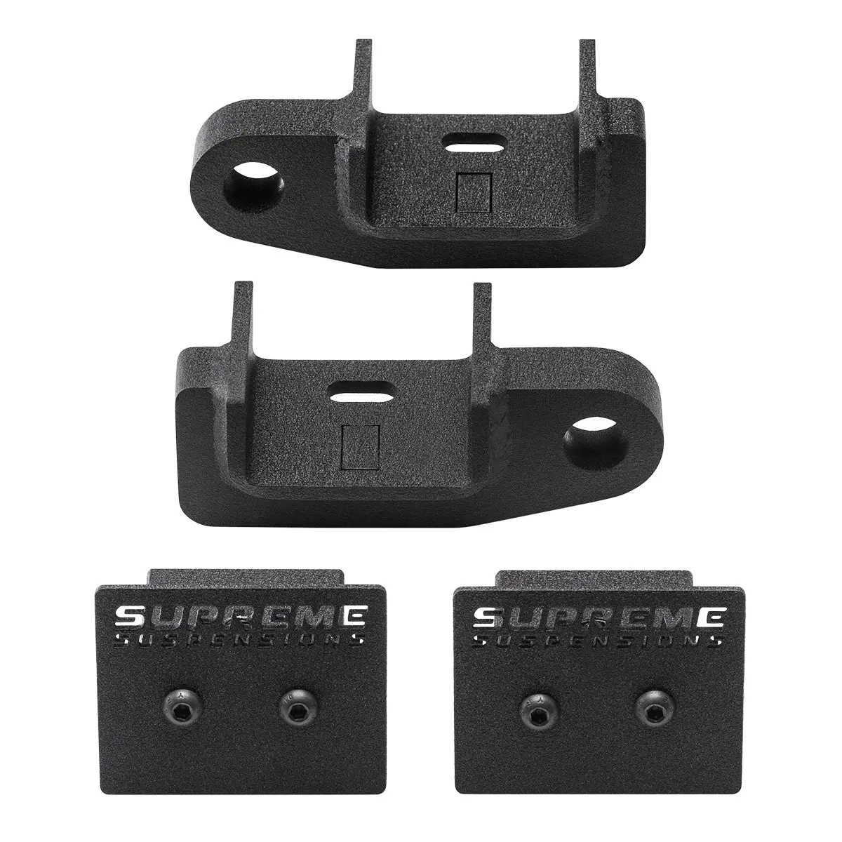 2005-2023 Toyota Tacoma Bolt-On Shackle Mount Recovery Brackets And Frame Reinforcement Caps 1