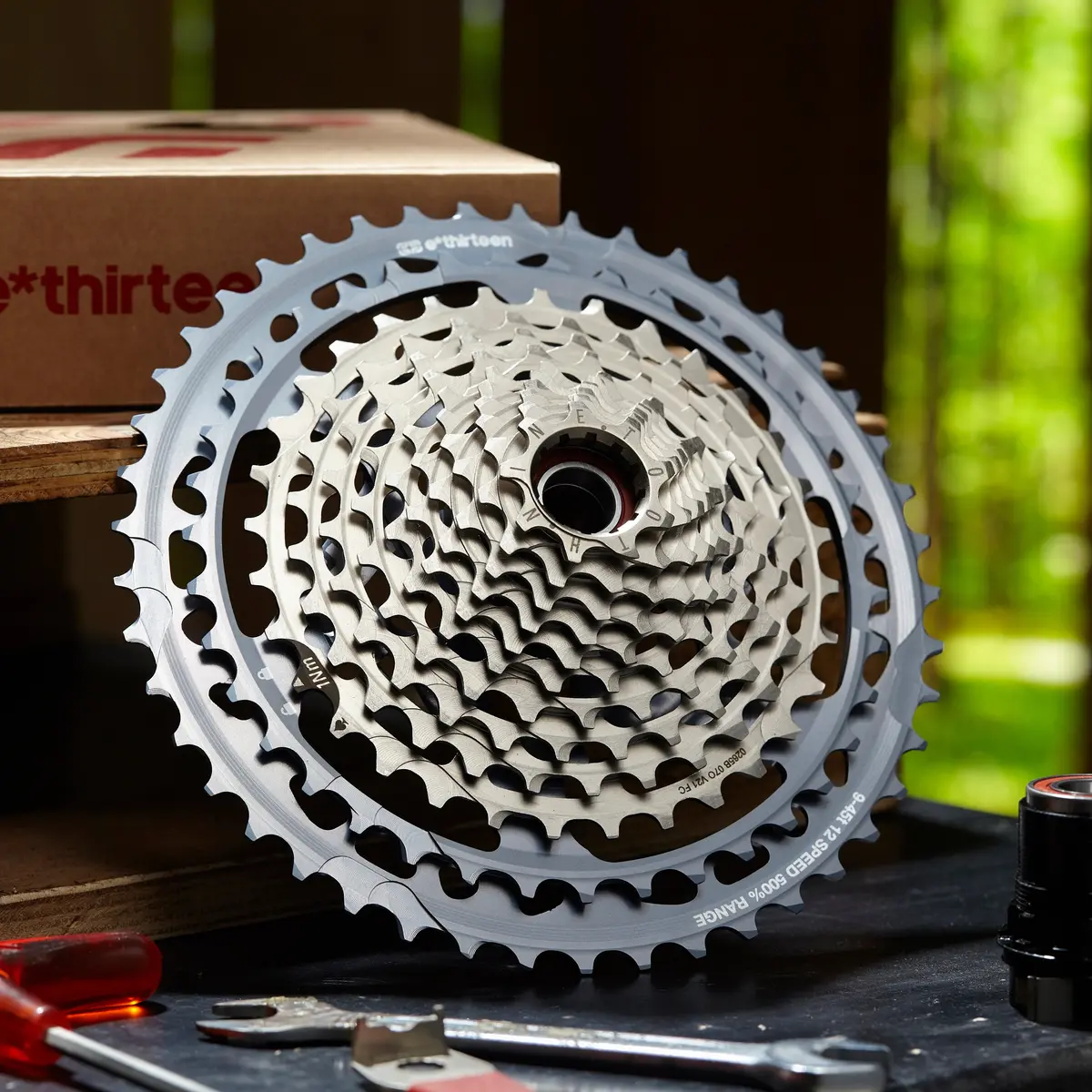 Helix Race 12-Speed 9-45T Gravel Cassette Aluminum & Steel Replacement Clusters 1