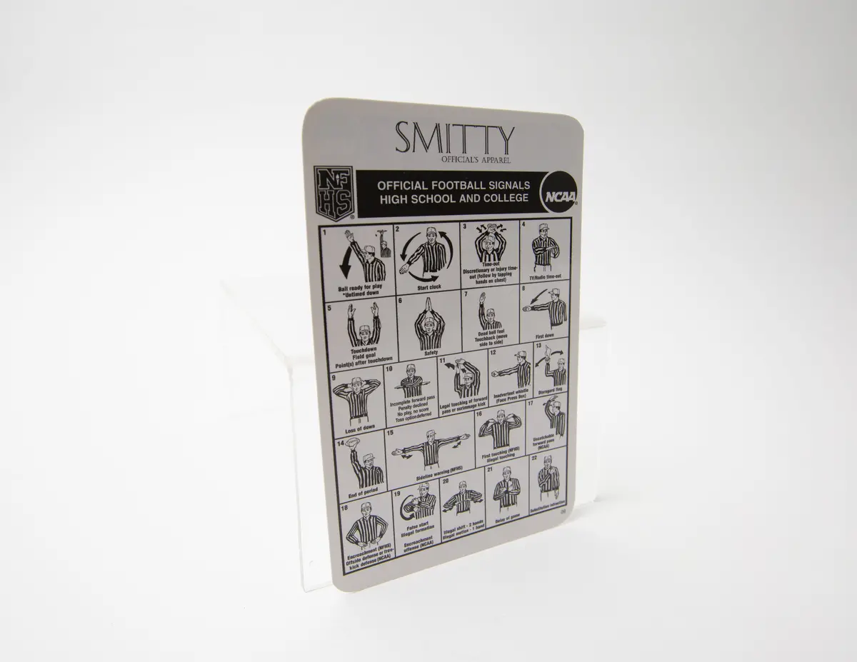 Plastic Football Signal Card 1