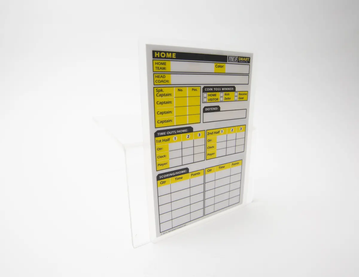 Refsmart 2-Sided Rewritable Game Card 1