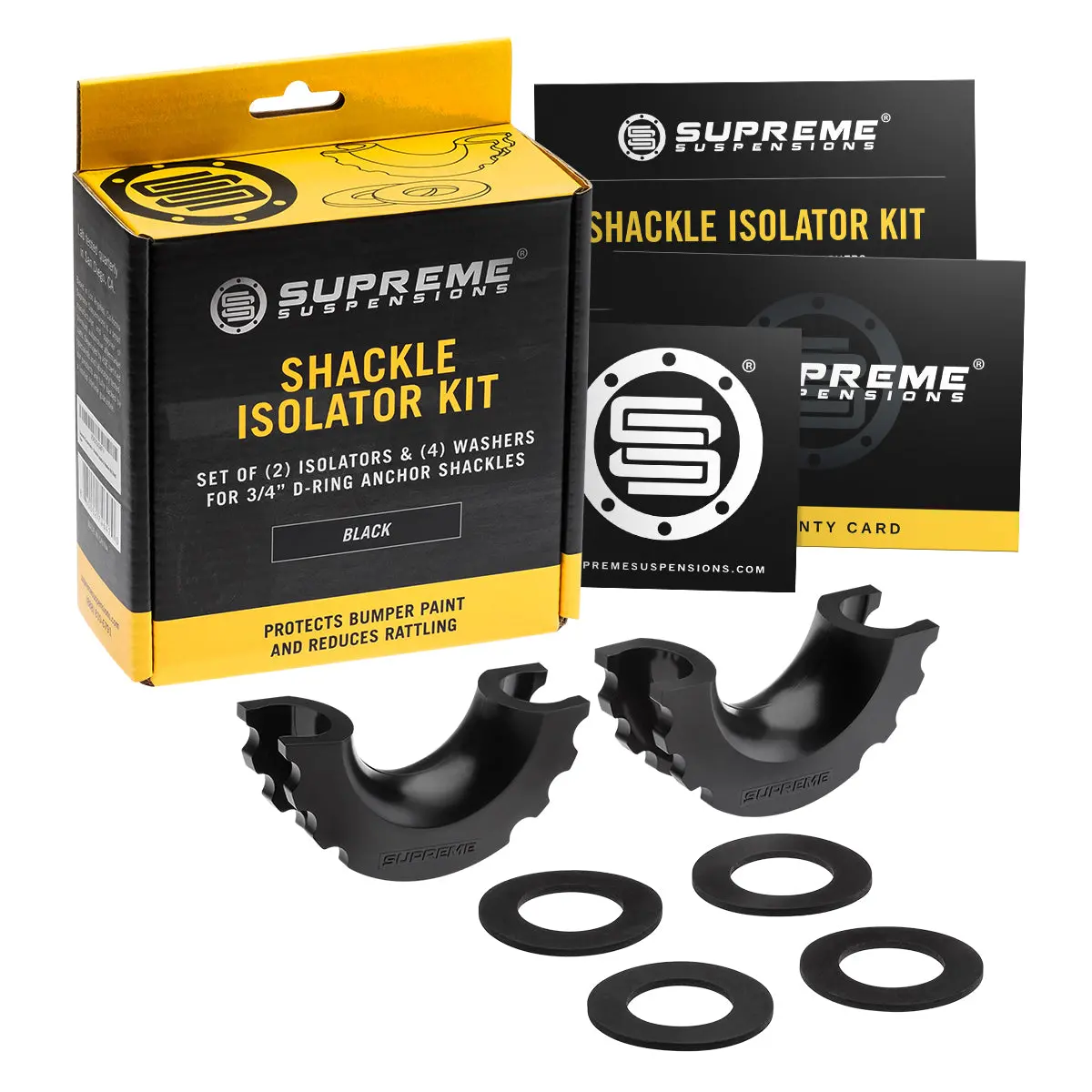 Supreme Suspensions® D-Ring Shackle Isolator Kit 1