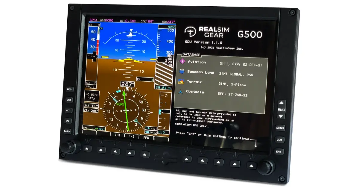 Rsg G500 Avionics Panel 1