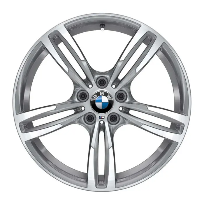 Genuine Bmw 437M Alloy Wheels In Ferric Grey With Diamond Cut Finish For Bmw F80 M3, F82 M4 & F87 M2 1