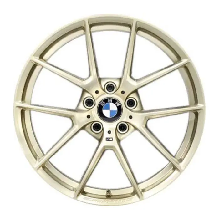 Genuine Bmw 763M Alloy Wheels In Frozen Gold Matt For Bmw F80 M3, F82 M4 & F87 M2 1
