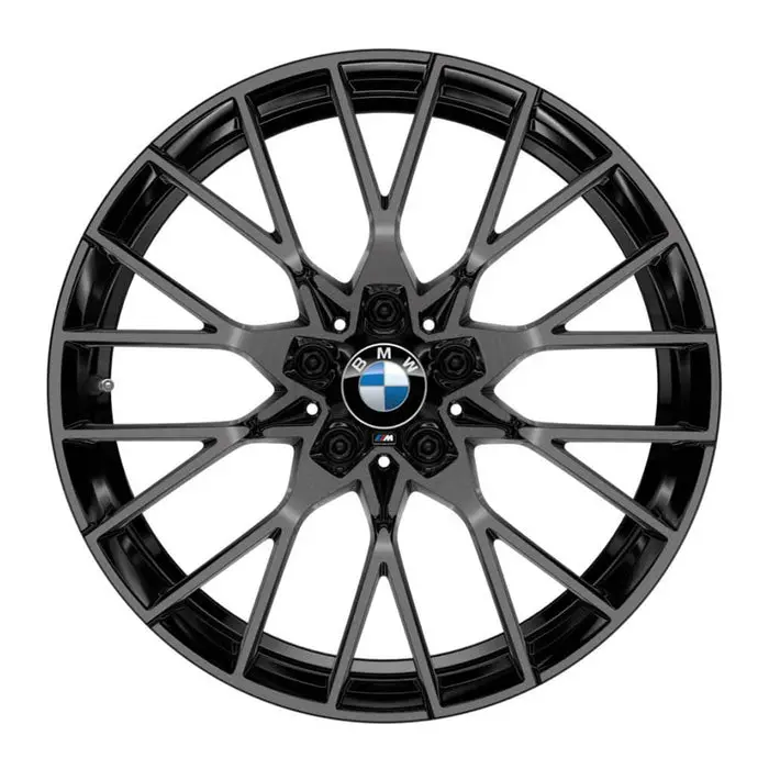 Genuine Bmw 788M Alloy Wheels In Jet Black With Grey Diamond Cut Face For Bmw F80 M3, F82 M4 & F87 M2 1