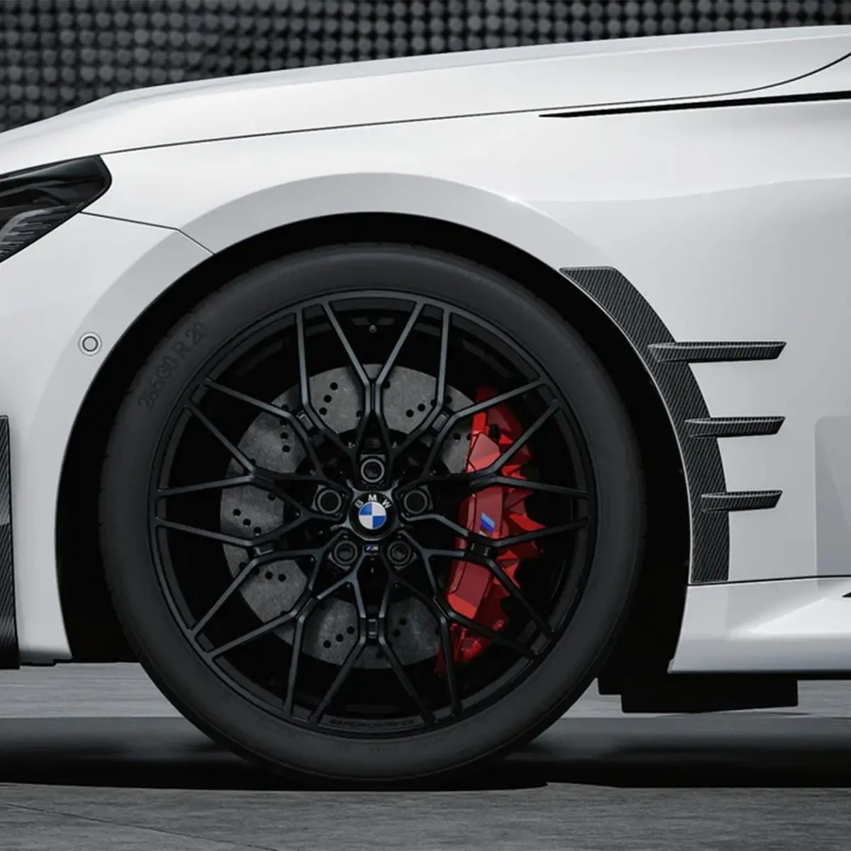 Genuine Bmw M2 M Performance Front Fender Arch Trim Set In Gloss Carbon Fibre (G87) 1