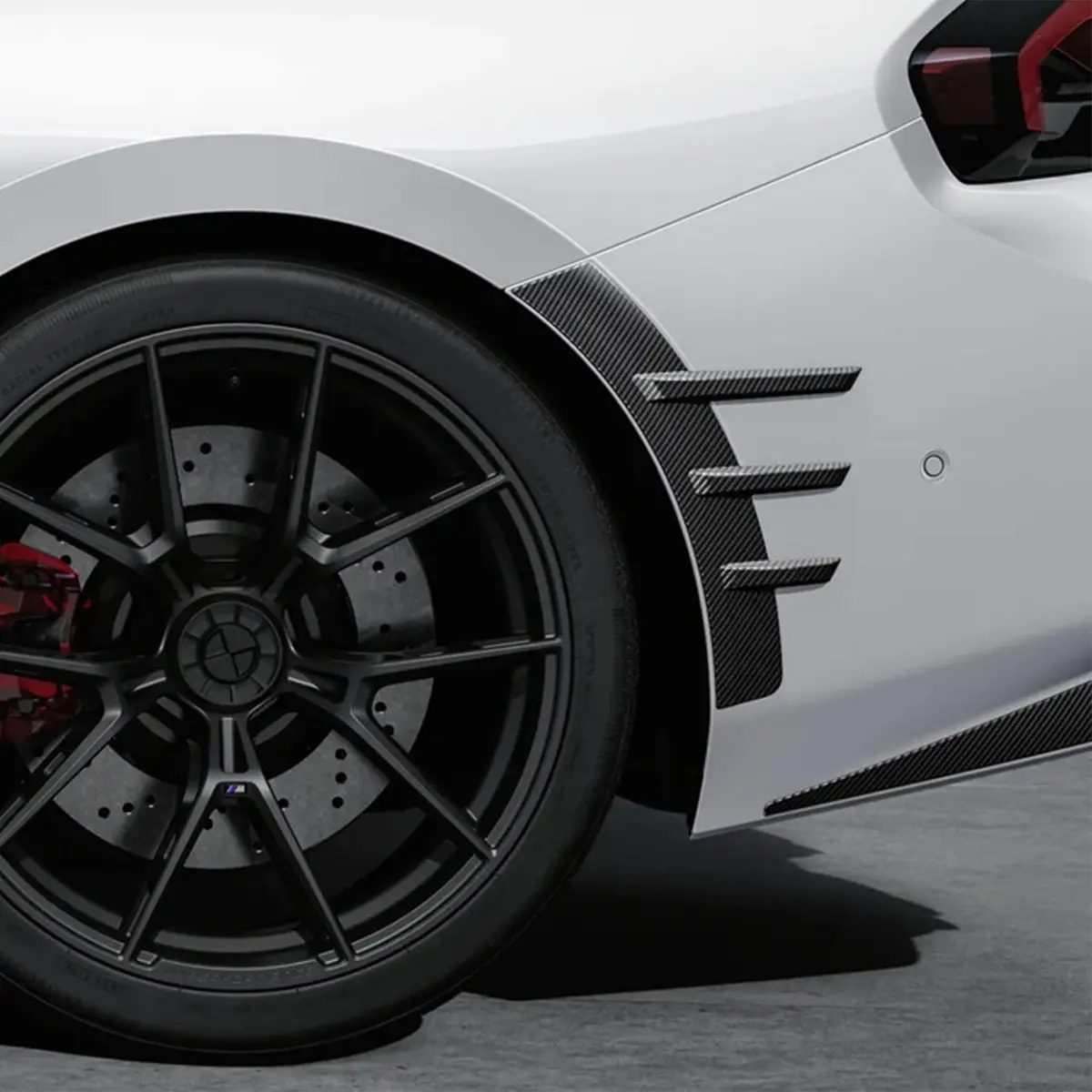 Genuine Bmw M2 M Performance Rear Fender Arch Trim Set In Gloss Carbon Fibre (G87) 1