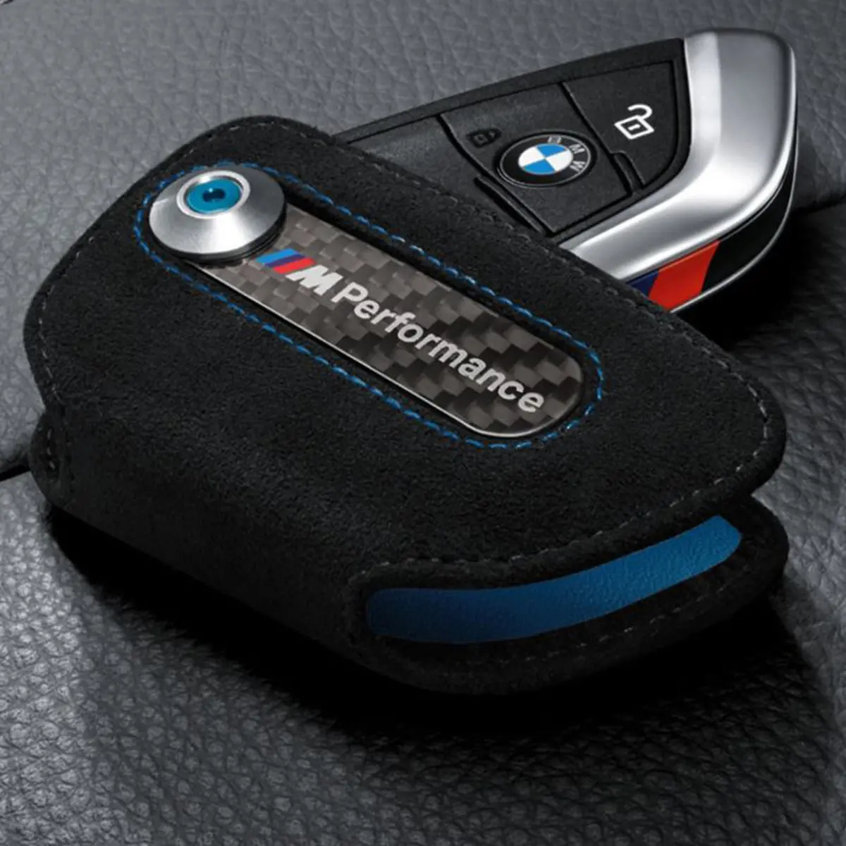 Genuine Bmw M Performance Key Case In Alcantara (G Series & F Series) 2