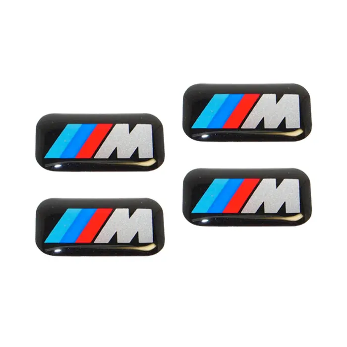 Genuine Bmw M Performance M Logo Wheel Adhesive Stickers – Set Of 4 36112228660 1