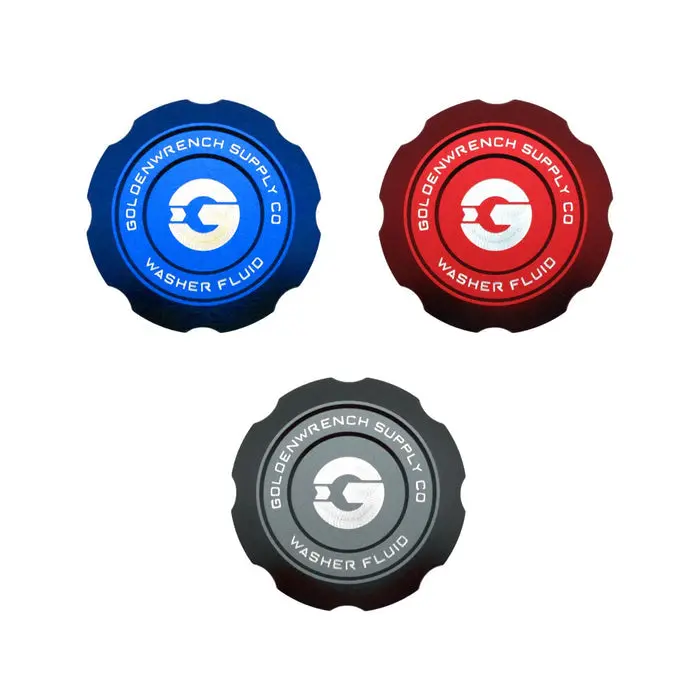 Goldenwrench Bmw F Series M Car Blackline Billet Washer Fluid Cap – F87/F80/F82/F83/F22/F30/F32 1