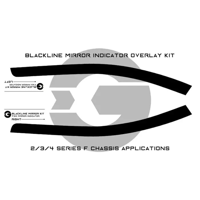 Goldenwrench Bmw F Series Mirror Indicator Overlay Kit 1