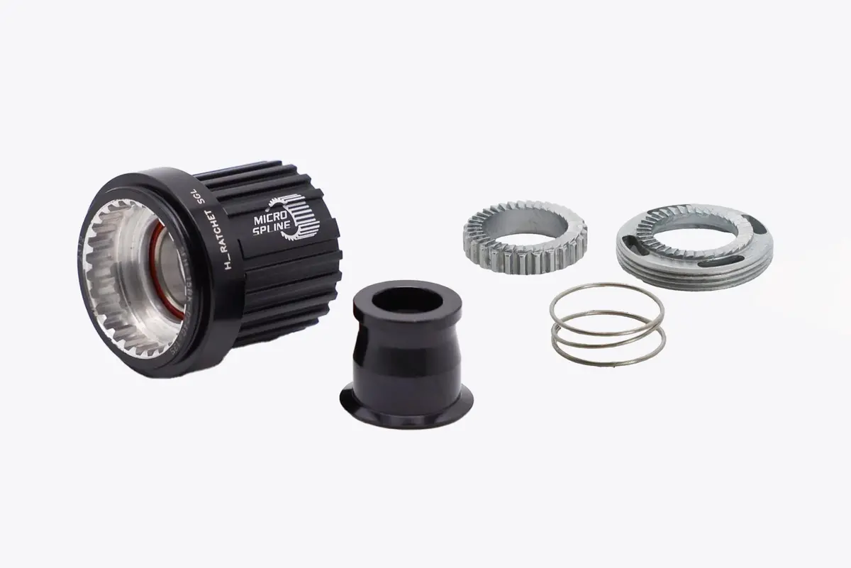 H_Ratchet Sgl 36T Freehub And Disc And Spring Set Bundle | Shimano Microspline 1