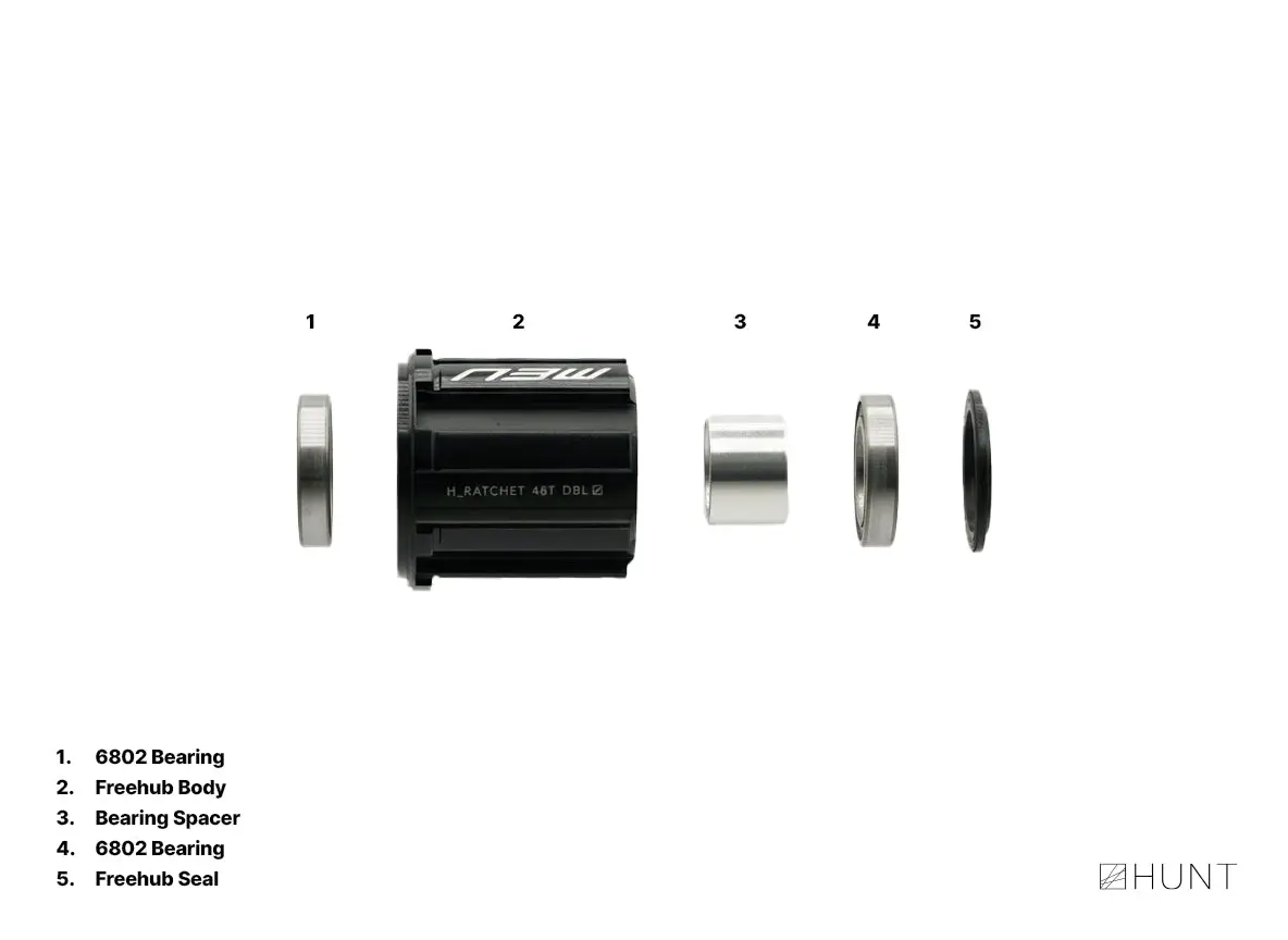 H_Ratchet Dbl 48T Freehub | Campagnolo N3w Ekar 2