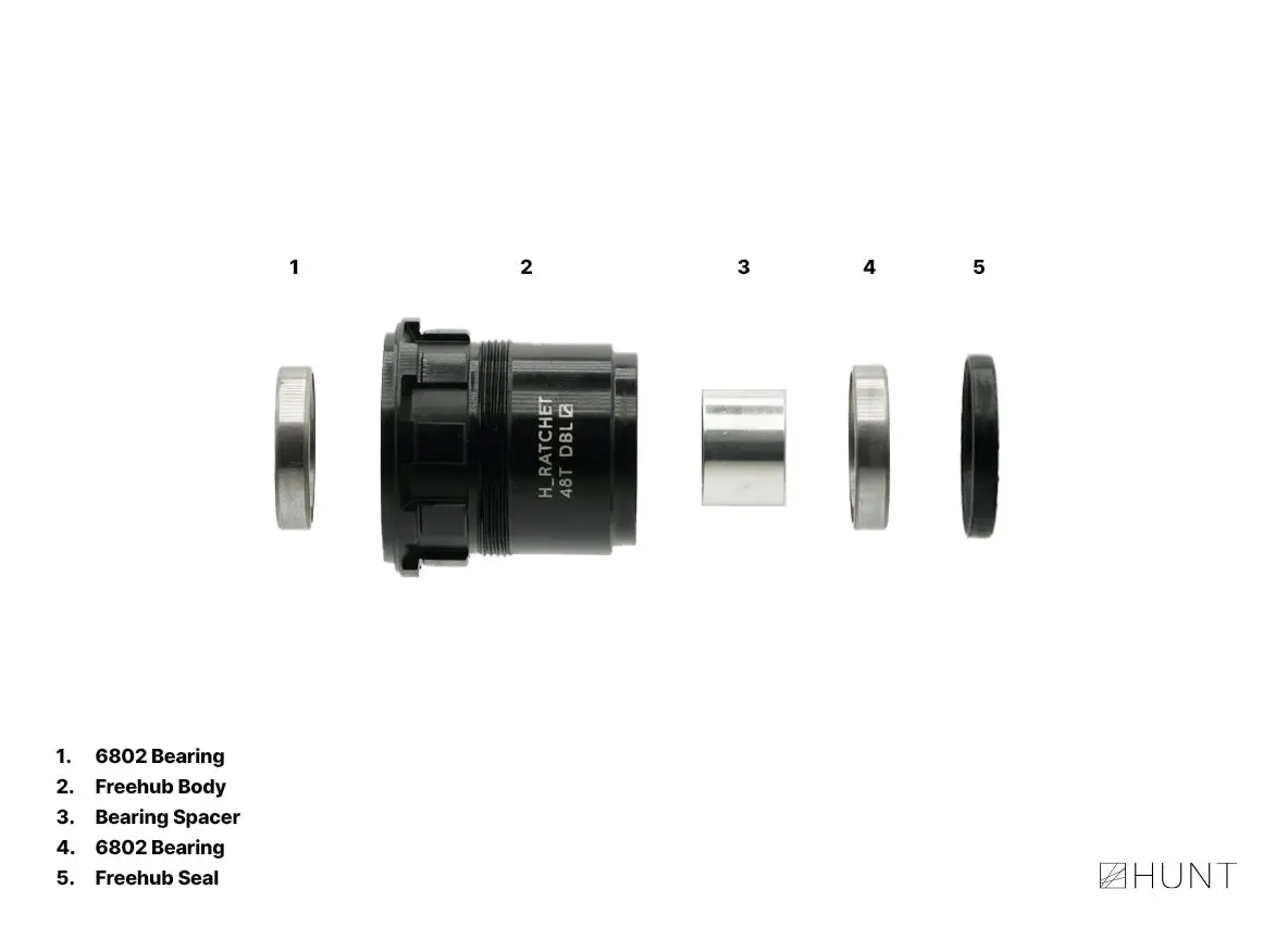 H_Ratchet Dbl 48T Freehub | Sram Xd/Xdr 2