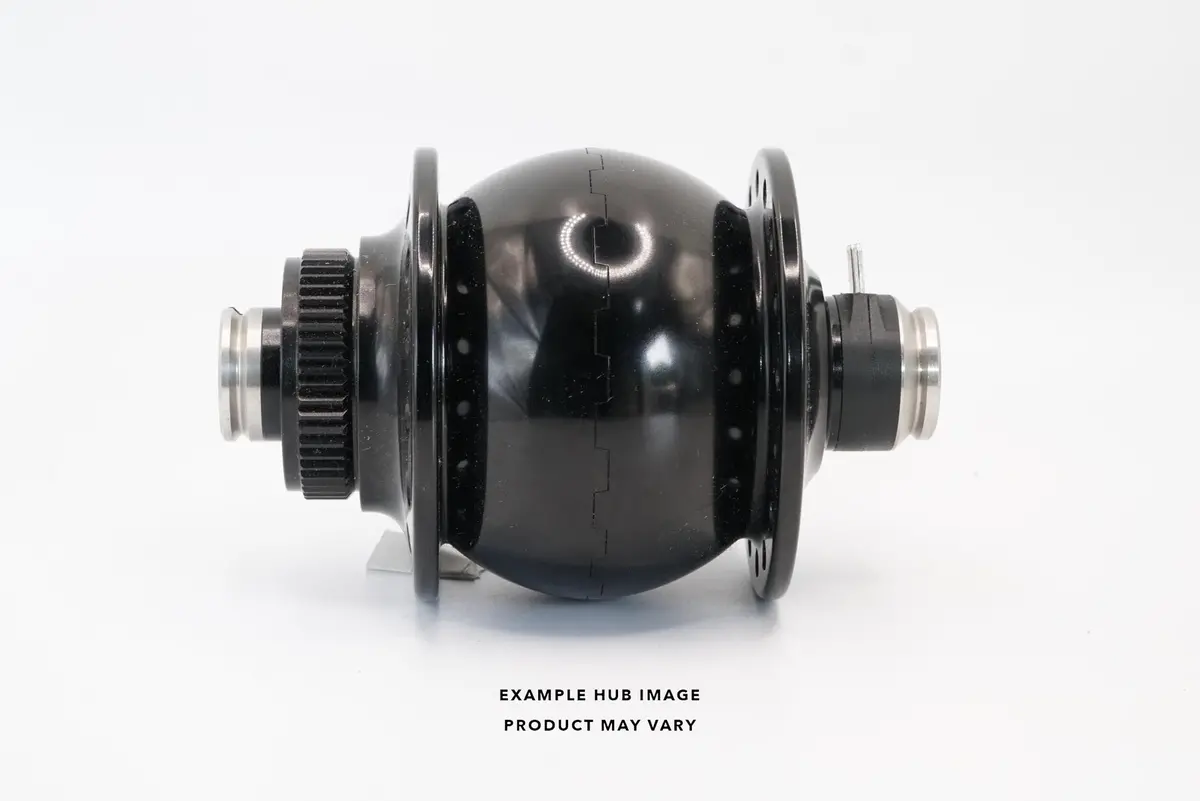 Front Dynamo Hub | Son 28 Cl | Center-Lock | 24 Hole | Black 1
