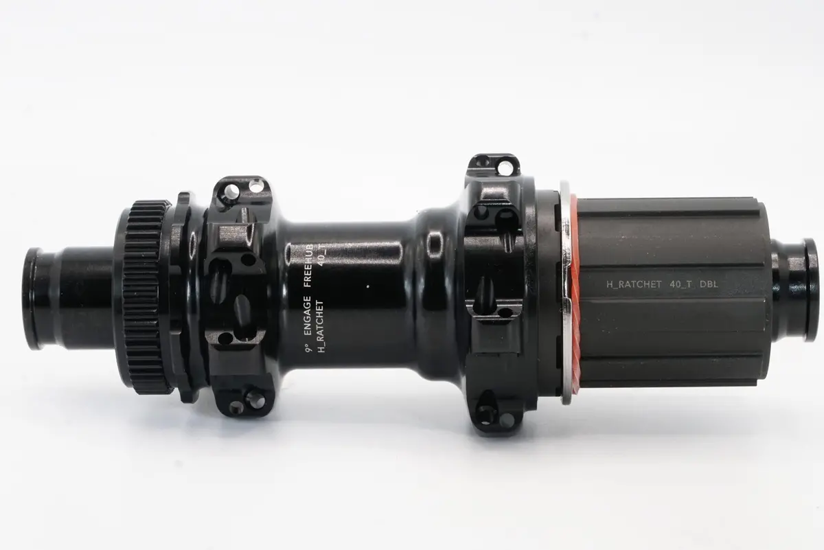 Rear Hub | H_Ratchet Dbl 40T | Disc Brake | 24 Hole | Black | Stainless Steel Enduro Bearings 1