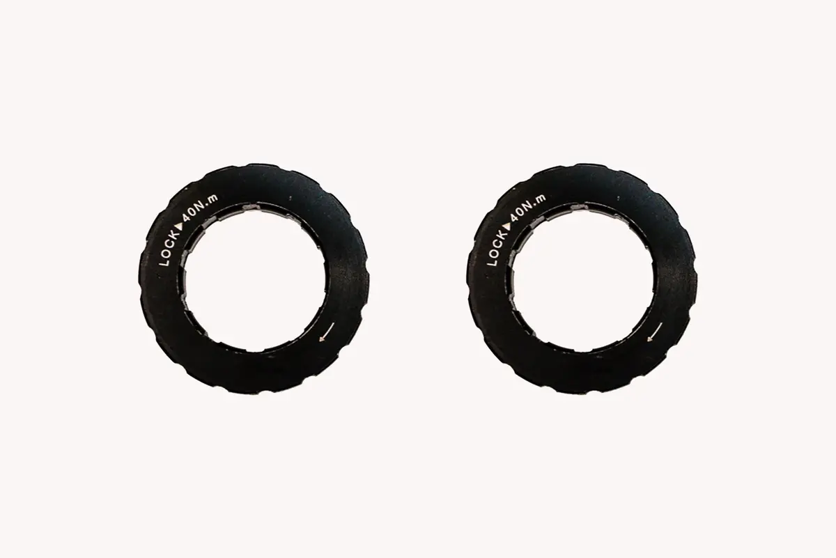 Lockrings | Pair | Steel | Black 1