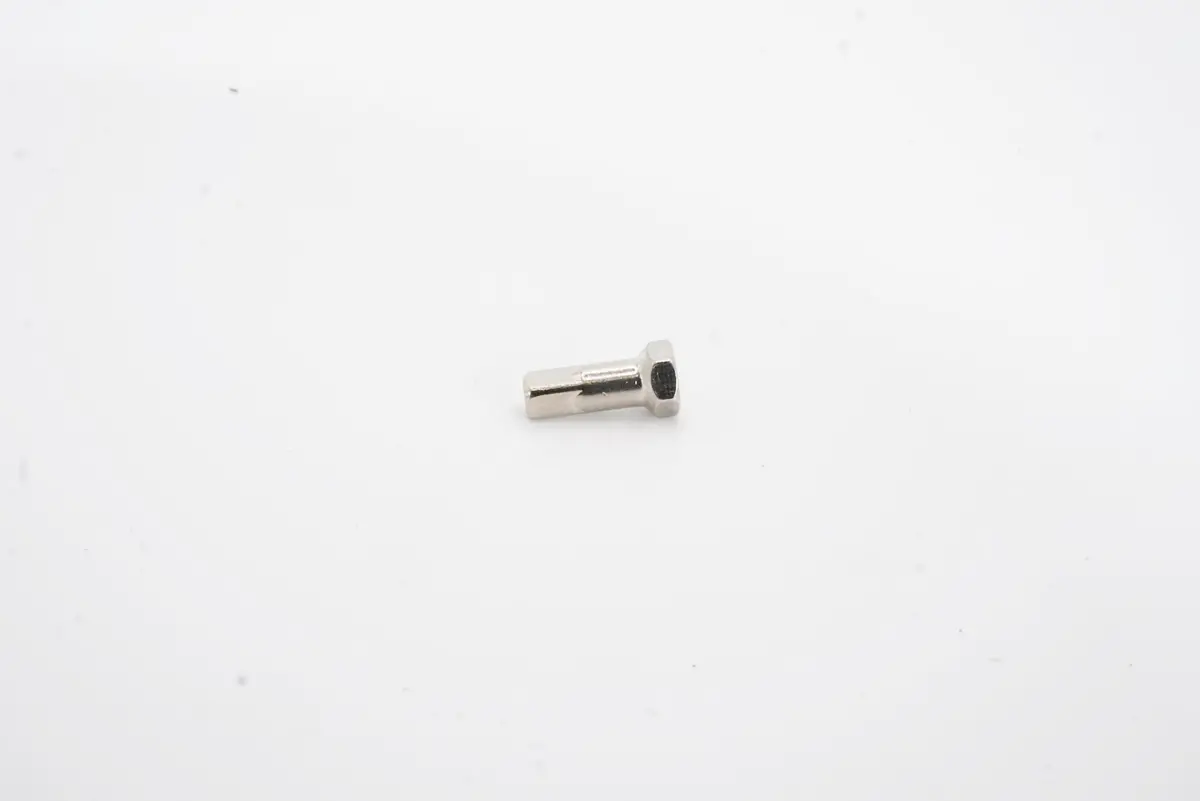 Brass Spoke Nipple | 12Mm | Hex | Silver 1