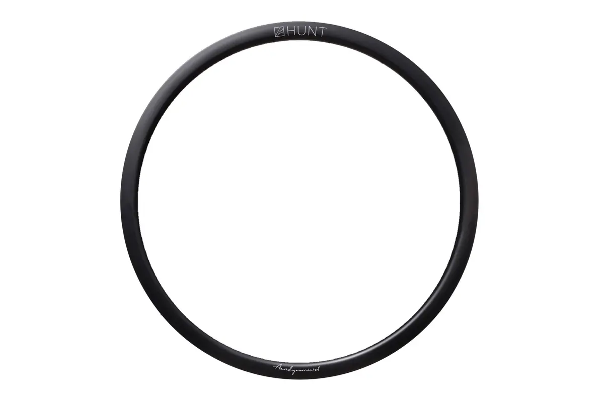 Hunt 32 Aerodynamicist Ud Carbon Spoke Disc Rim | Front | Hookless 1