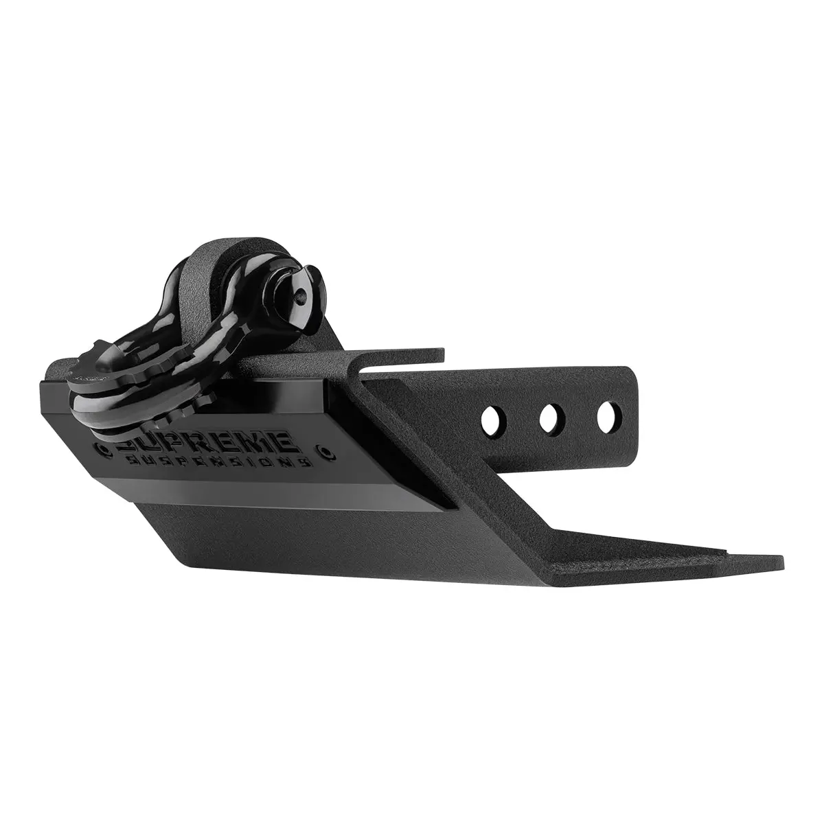 Supreme Suspensions® Universal Multi-Function Hitch Receiver Skid Plate With 3/4" D-Ring Shackle 1