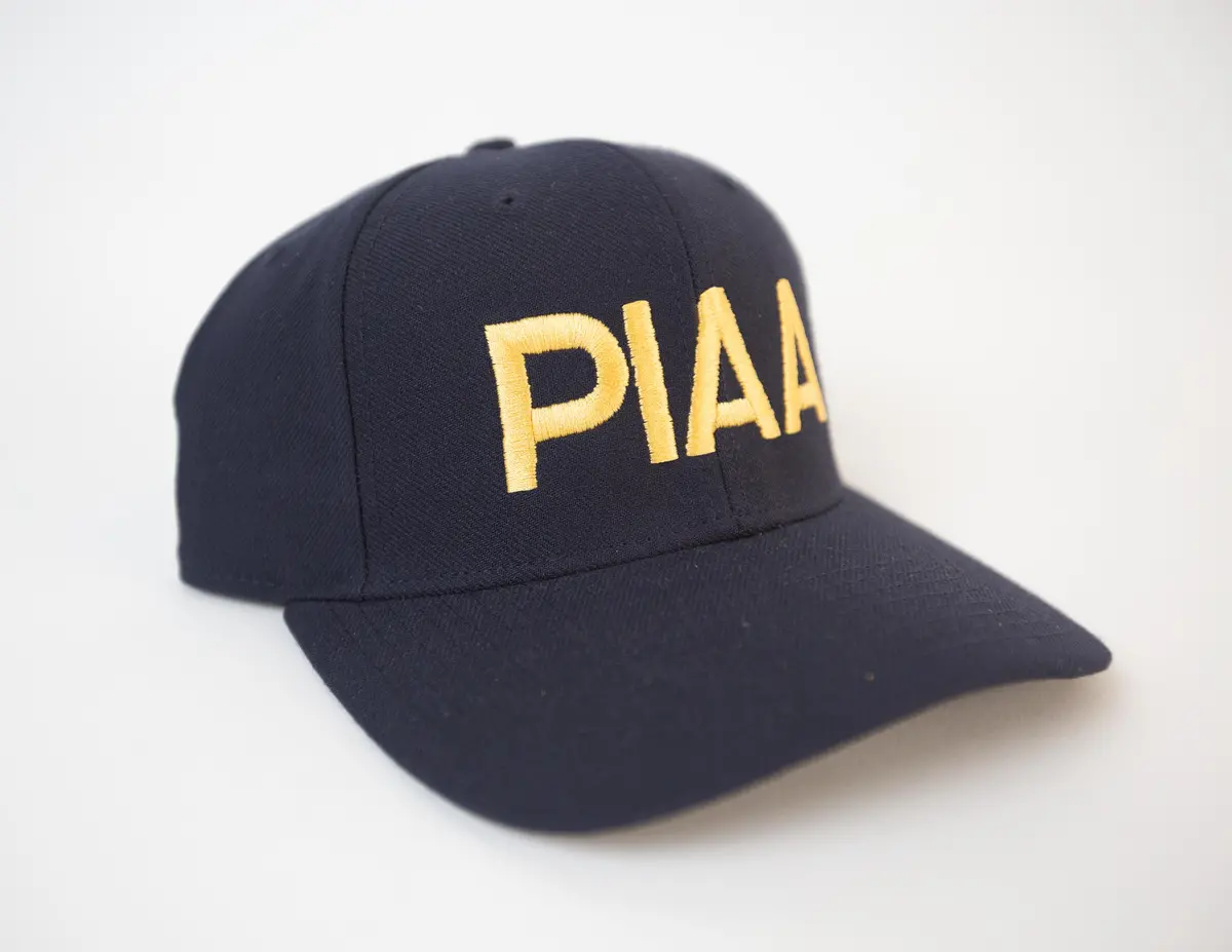 Piaa Navy Long Base Fitted Cap-8 Stitch 1