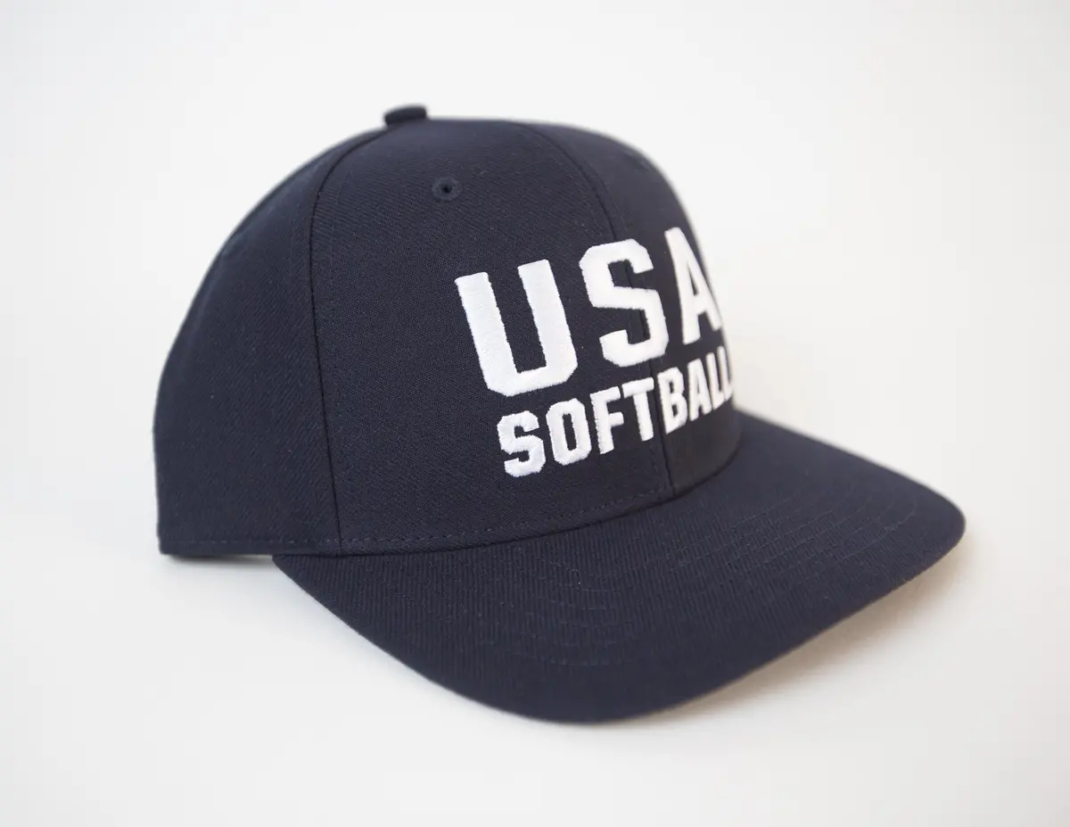 Usa Softball Flex-Fit 6 Stitch Cap 1