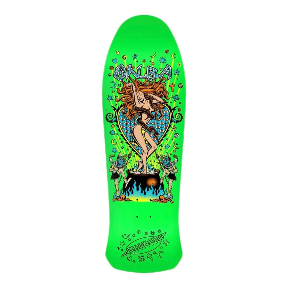 Santa Cruz Salba Witch Doctor Reissue Skateboard Deck 1