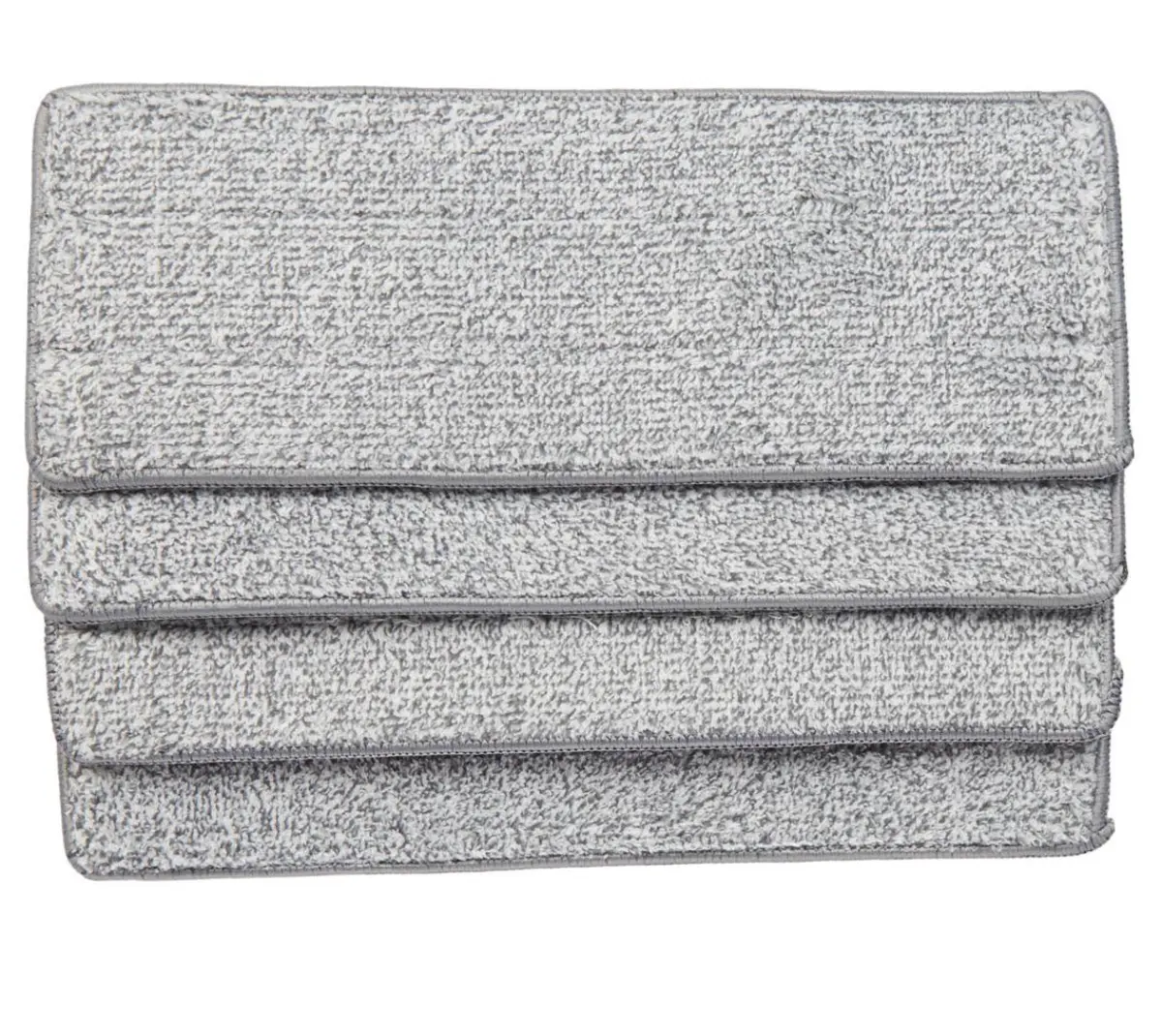 New And Easy 2 Chamber Microfiber Mop/Bucket Refill Pads Set Of 4 1