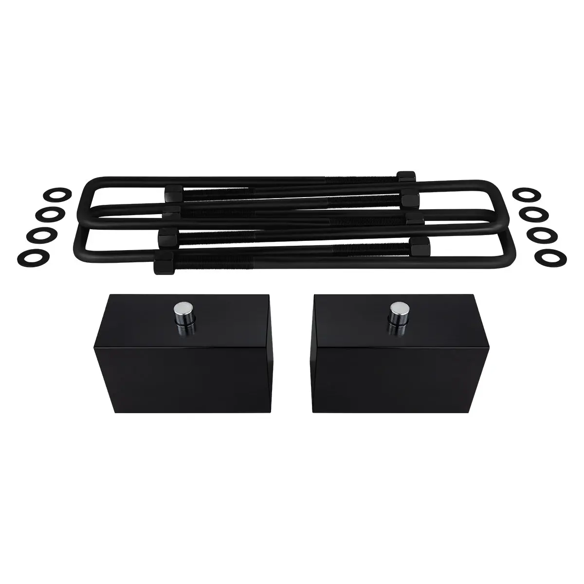 1986-1995 Toyota Ifs Pickup Rear Suspension Lift Blocks & Extended U Bolts 4Wd For 7.5" Axles 4