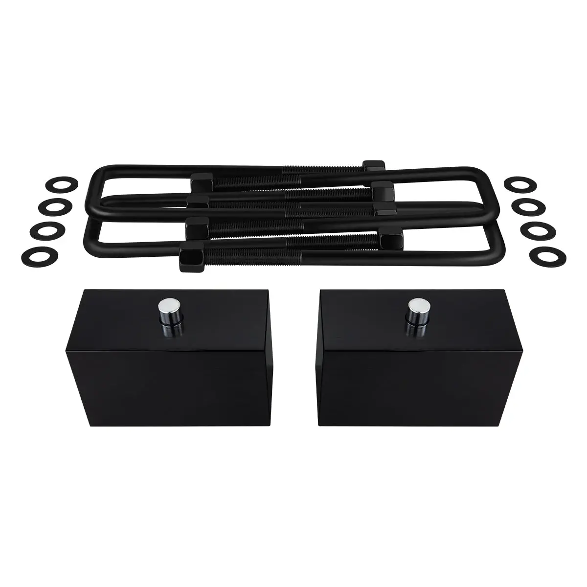 2000-2010 Gmc Sierra 3500Hd Rear Suspension Lift Blocks & Extended U Bolts 2Wd 4Wd 7