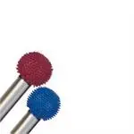 Foredom Typhoon Bur A-Kb14312 Spheres, 1/4" Shank, Coarse Red 1