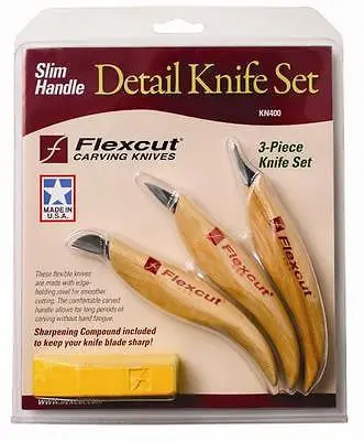 Flexcut Three Piece Detail Knife Setset Kn400 1