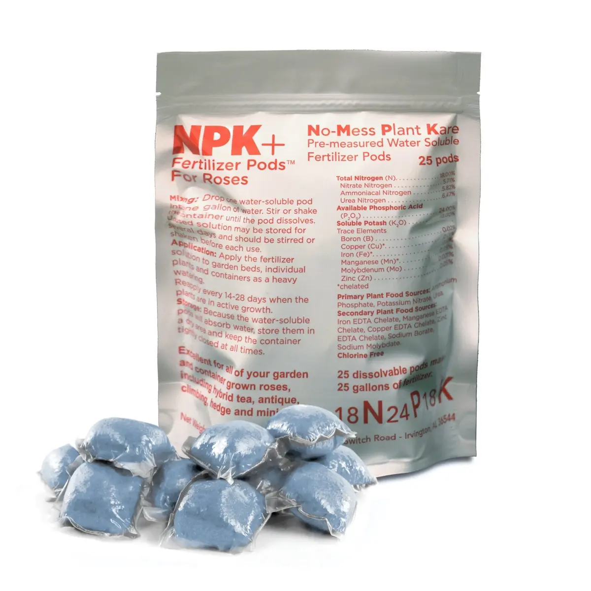 25-Count Npk+ Fertilizer Pods For Roses 1
