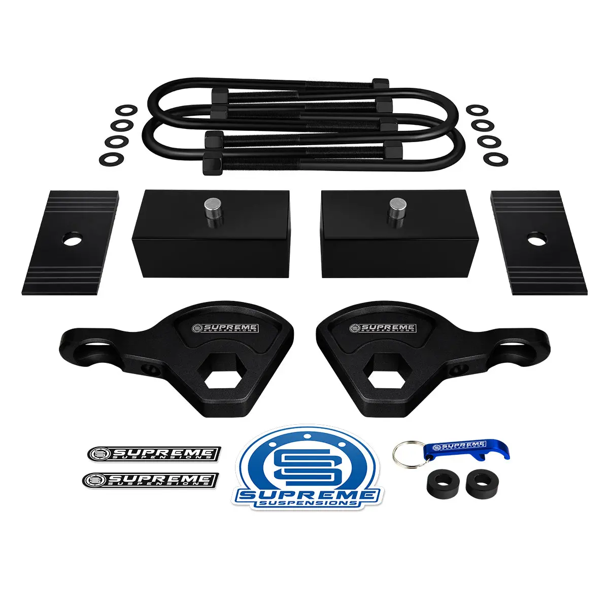 1987-2004 Dodge Dakota 4Wd (9.25" Rear Axle) Full Suspension Lift Kit With Axle Shims 1