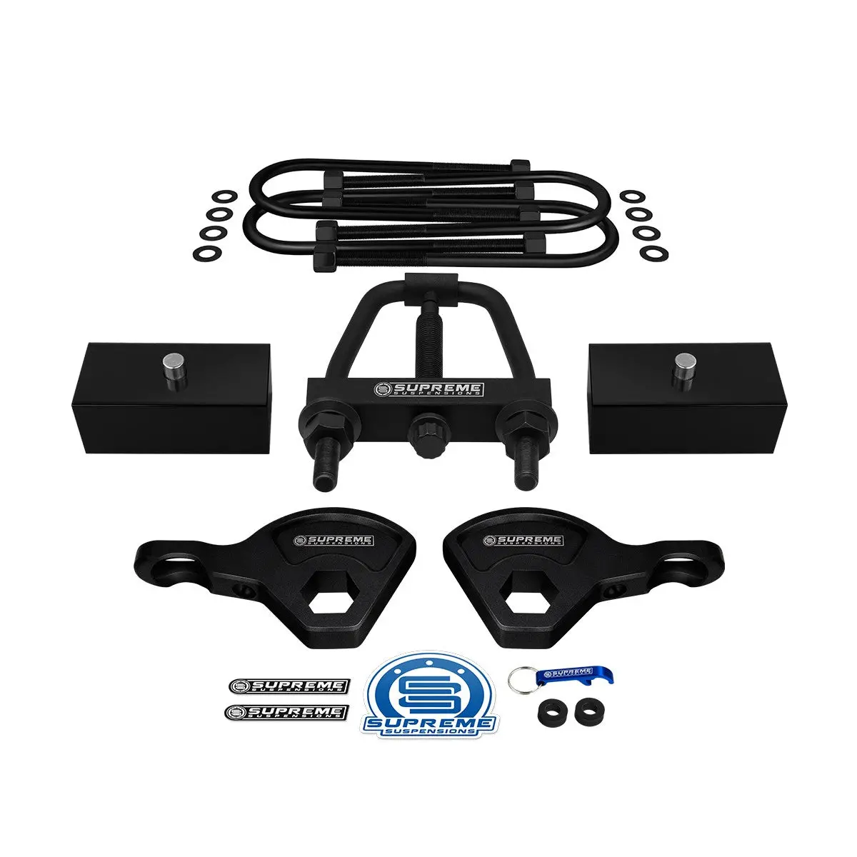 1987-2004 Dodge Dakota 4Wd (9.25" Rear Axle) Full Suspension Lift Kit With Torsion Key Unloading Tool 1