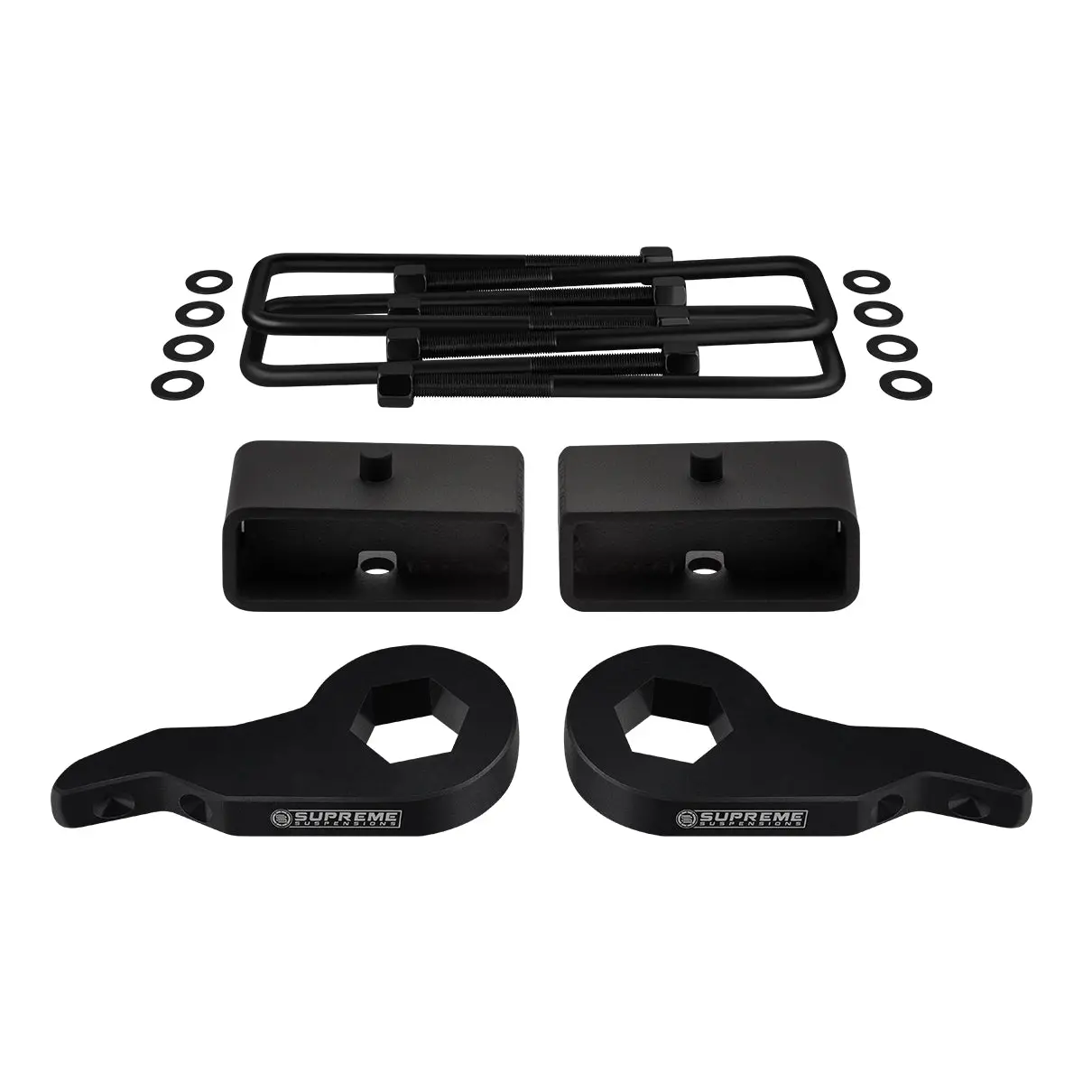 2003-2018 Chevrolet Express Awd Full Suspension Lift Kit (Square Bend U-Bolts) 3