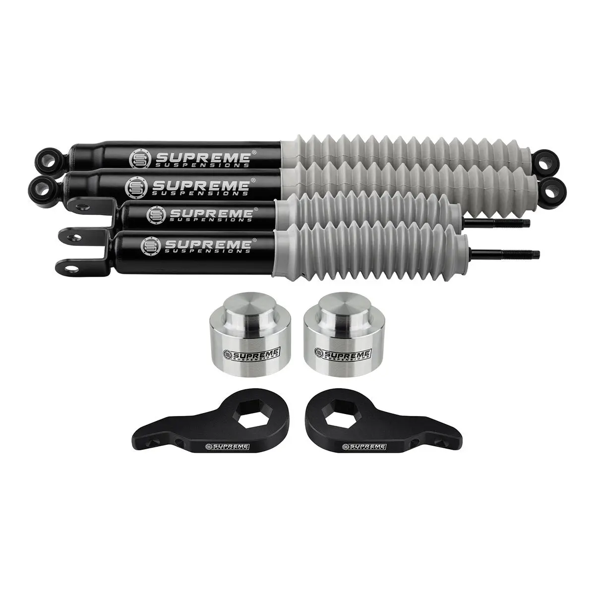 2000-2006 Gmc Yukon 1500 Full Suspension Lift Kit With Max Performance Shocks 2Wd 4Wd / 6-Lug 1