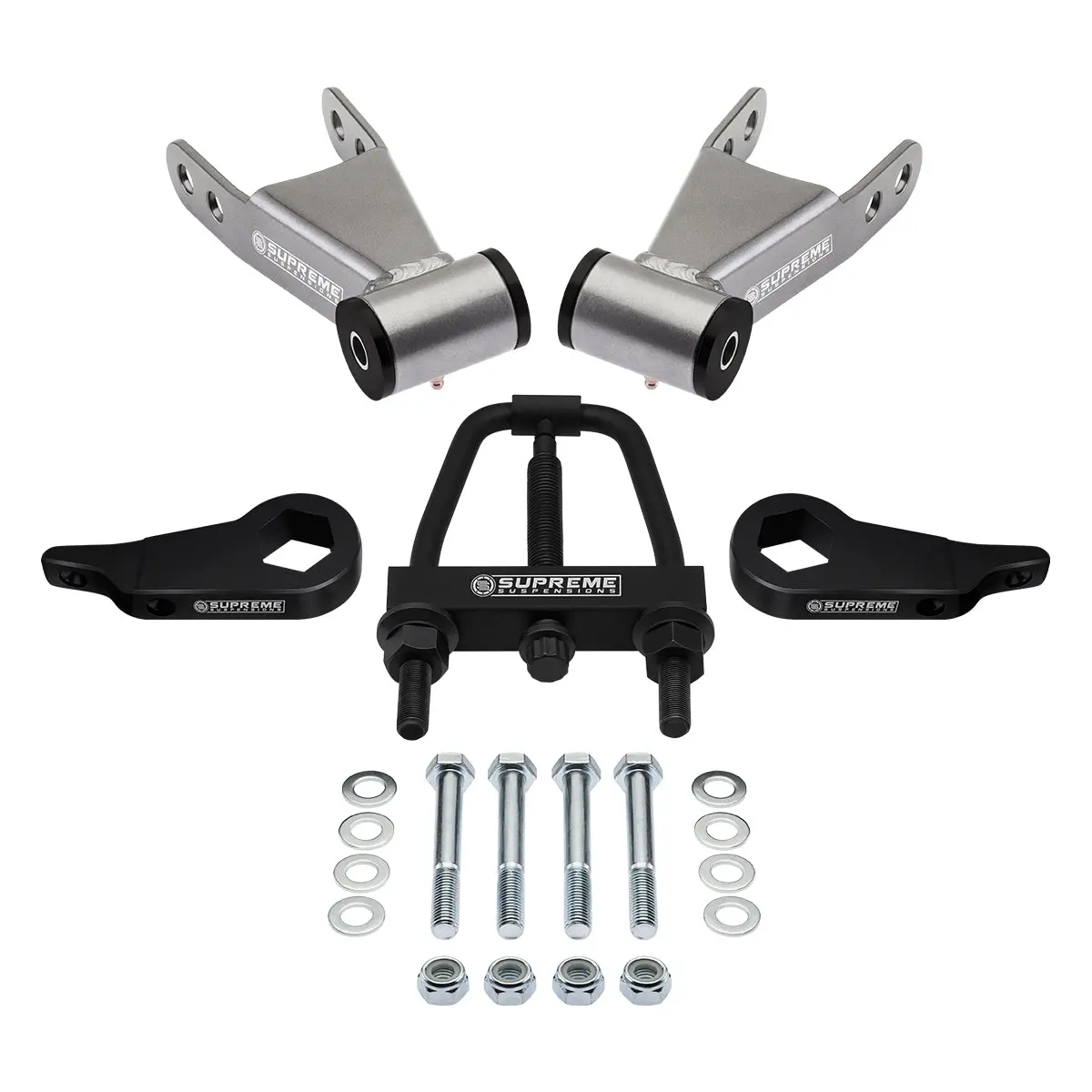 1998-2009 Mazda B-Series Pickups 4Wd 1-3" Front Torsion Keys + 2" Lift Shackles Including Torsion Key Unloading Tool 1