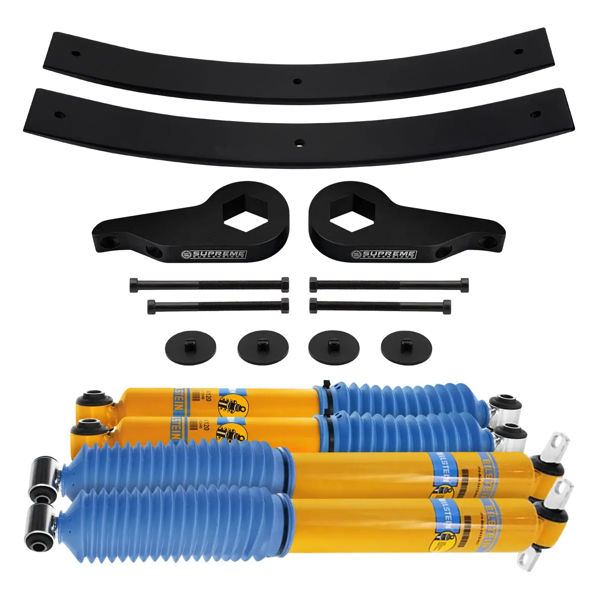 1988-2005 Chevy Blazer S10 Full Add A Leaf Suspension Lift Kit & Bilstein Shocks 4Wd 4X4 1