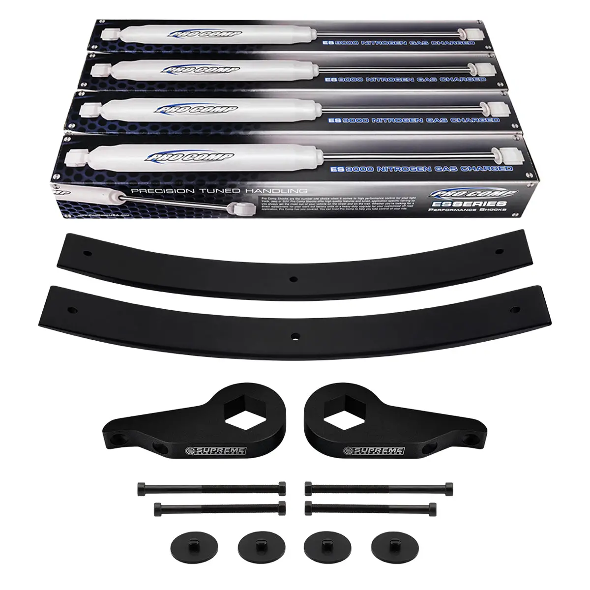 1983-2005 Chevy Blazer S10 Full Add-A-Leaf Lift Kit & Extended Pro Comp Shocks 4Wd 4X4 1